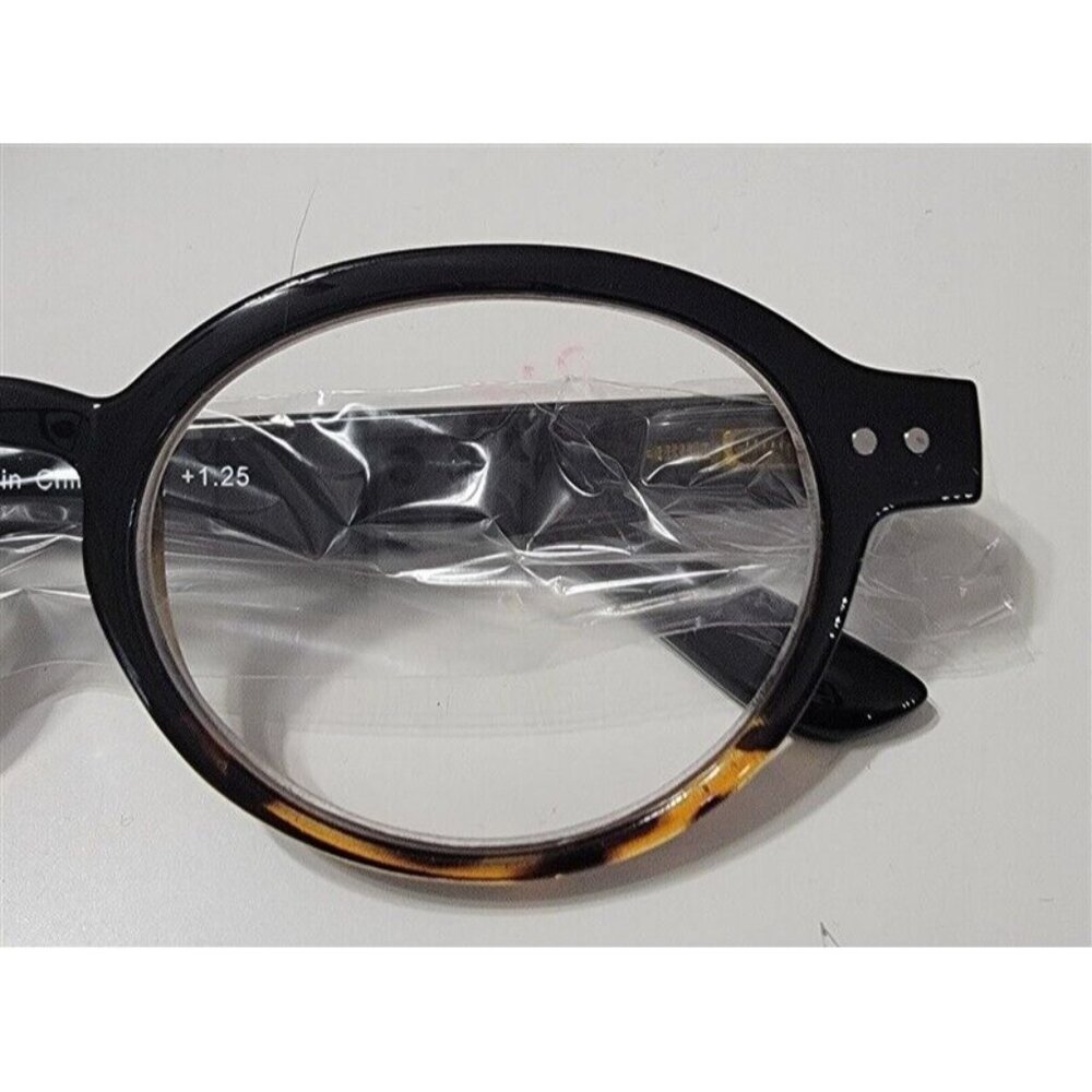 NWT EyeKepper Brown Ombre Tortoiseshell Round 1.25 Reading Glasses 115216